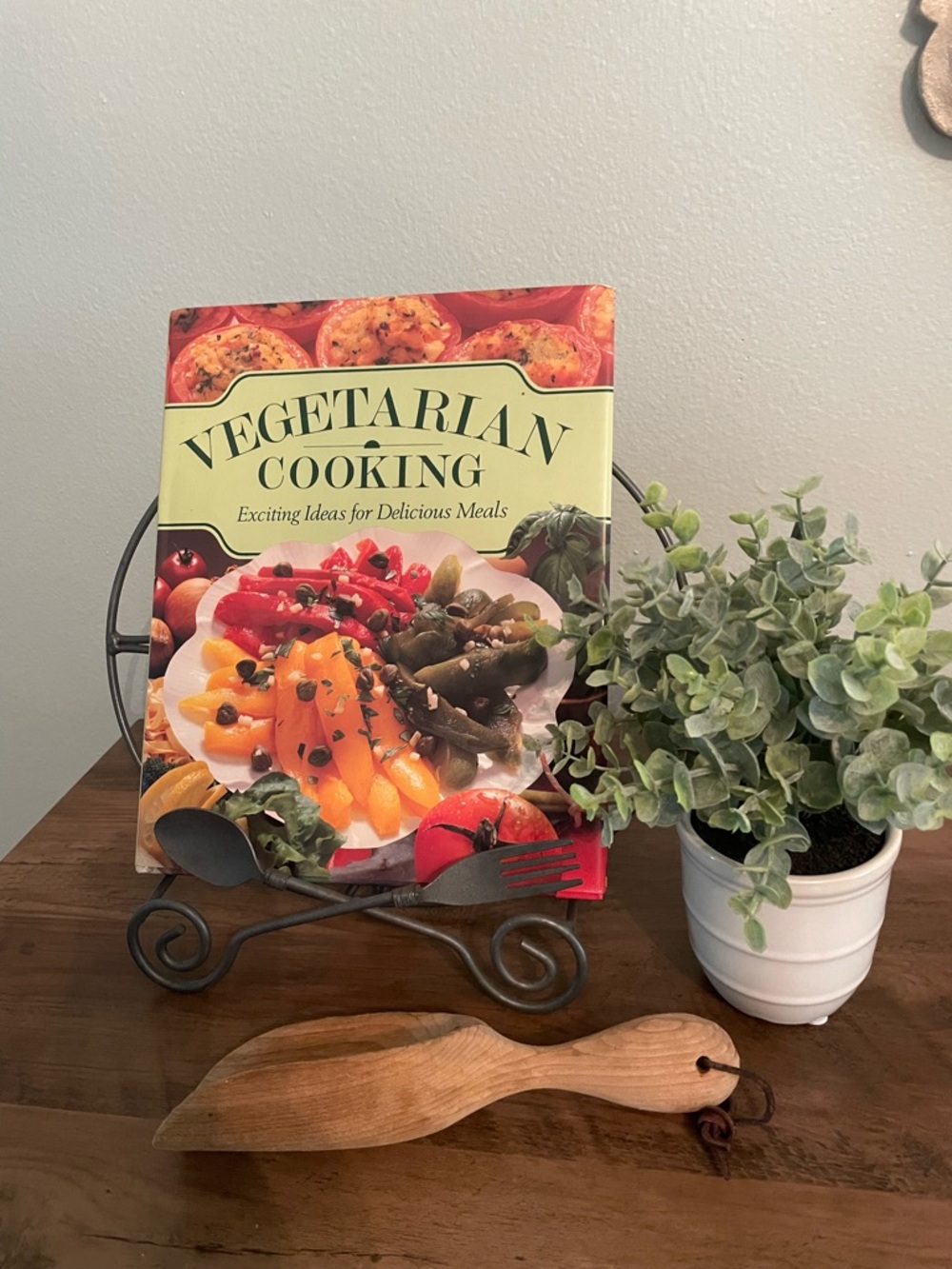 Vegetarian Cooking Cookbook - Green Cover